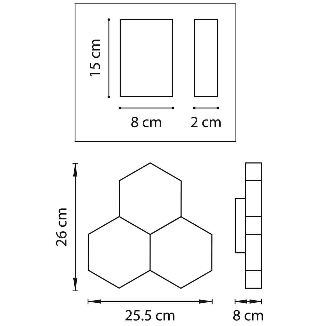 Картинка Настенный светодиодный светильник Lightstar Favo 750631