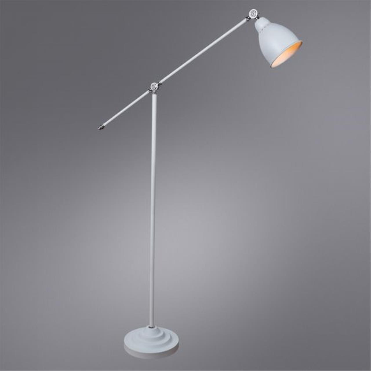 Картинка Торшер Arte Lamp Braccio A2054PN-1WH