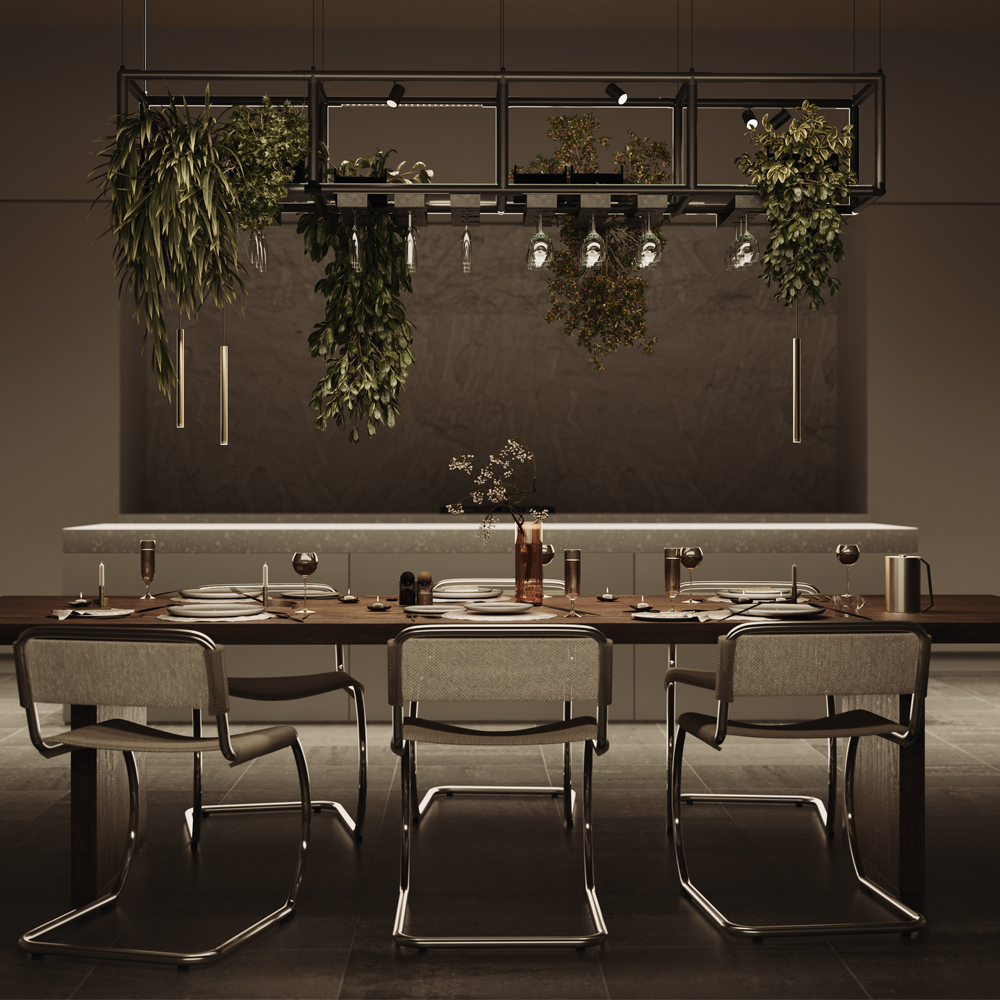 Картинка Светильник Technical C147CL-L300-6W3K-B