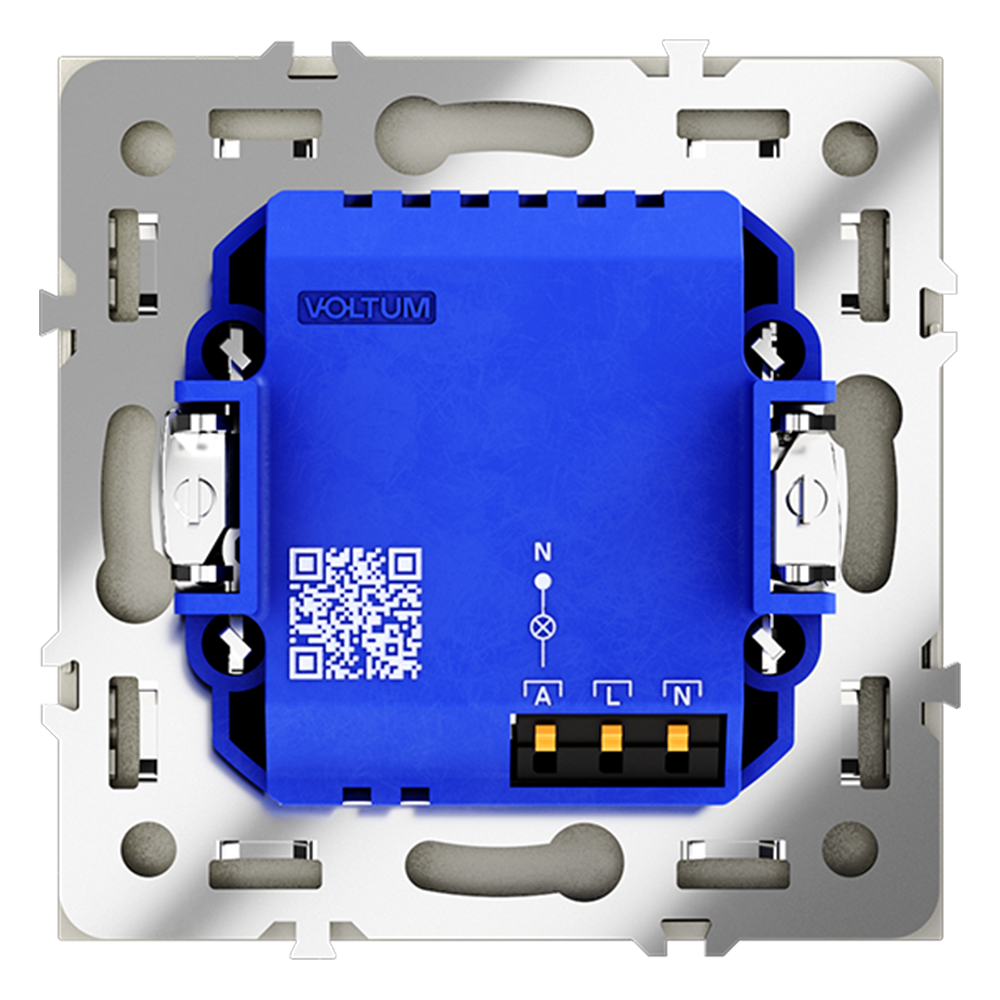 Картинка Датчик движения встраиваемый VOLTUM S70, (сталь) VLS070505