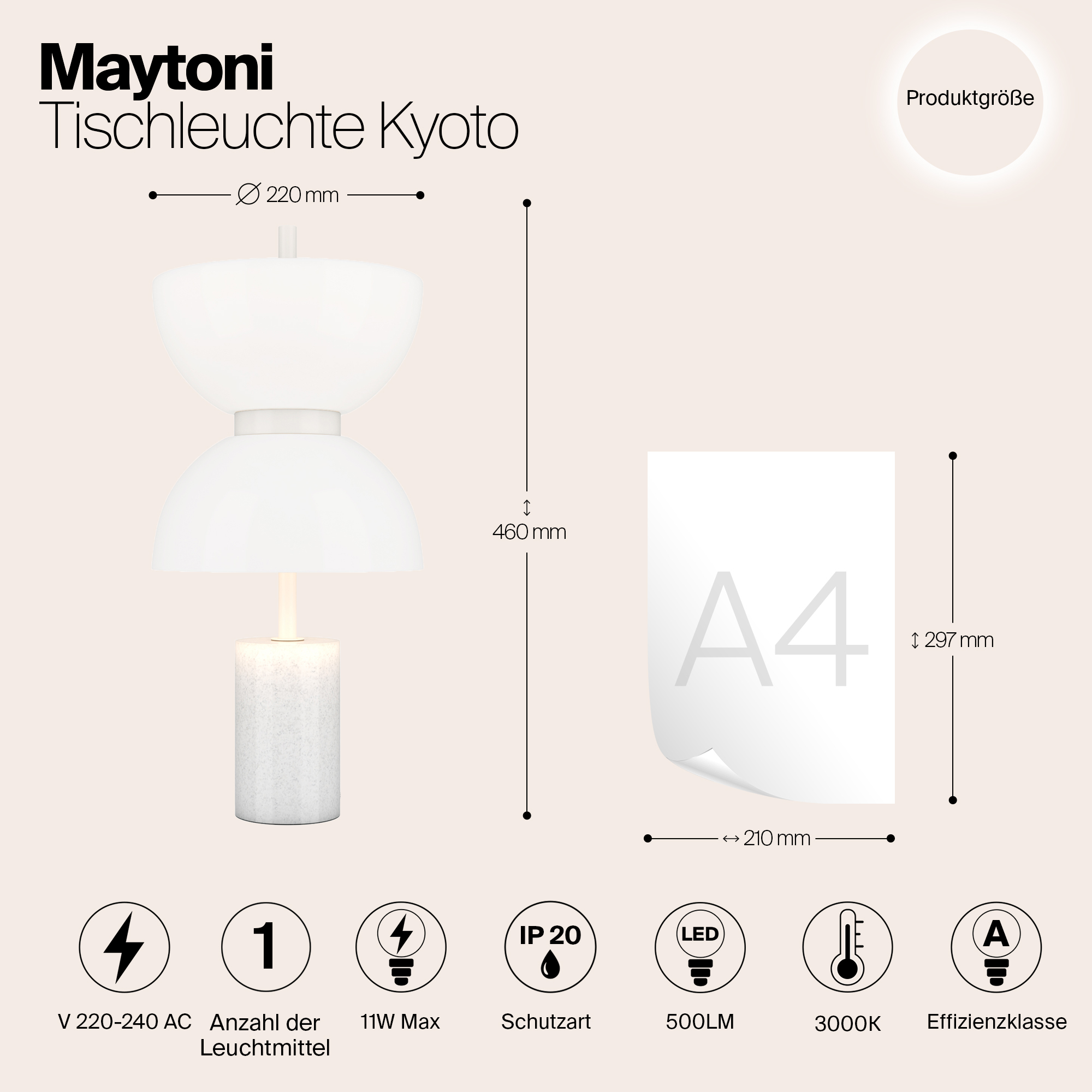 Картинка Настольный светильник Maytoni MOD178TL-L11W3K
