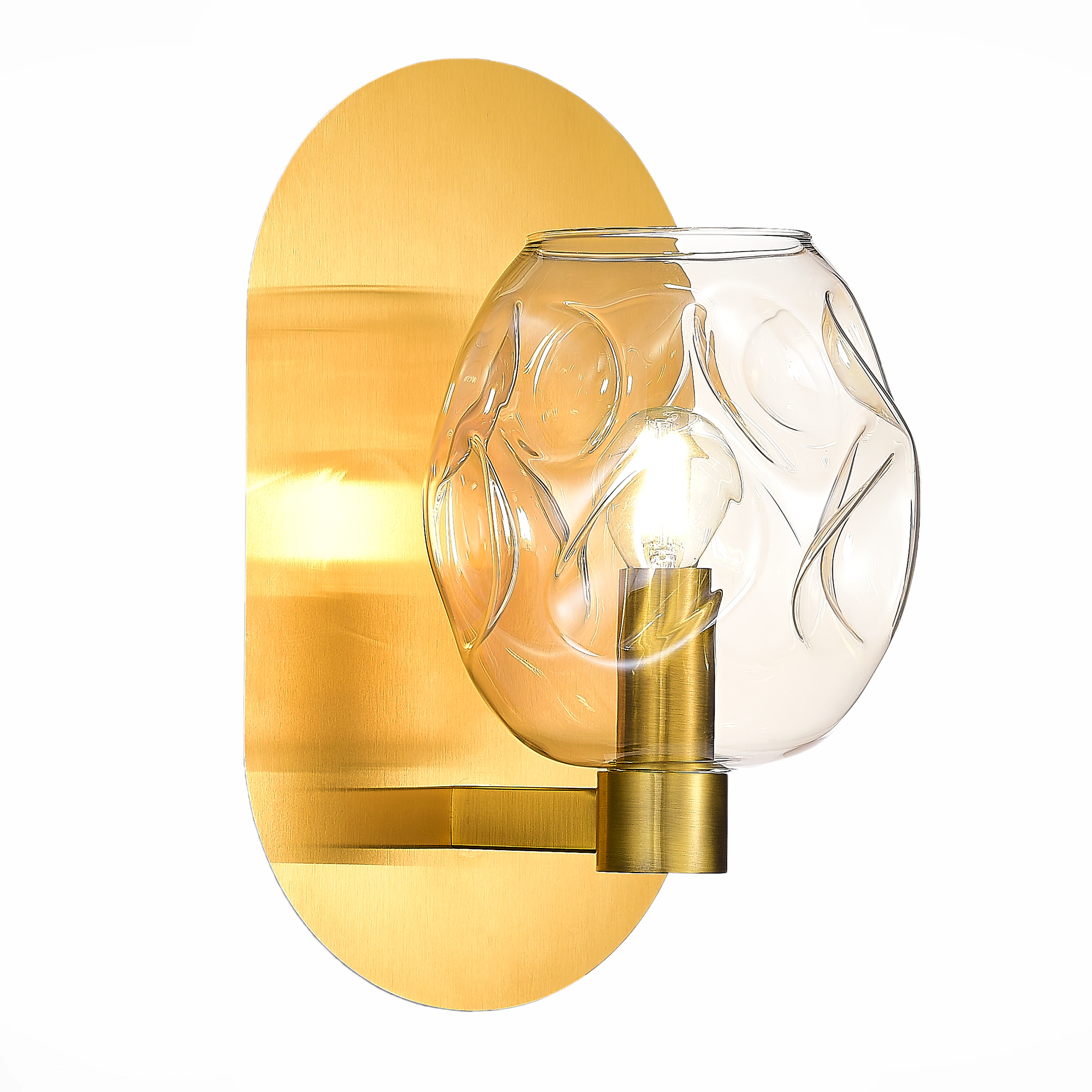 SL1188.301.01 Бра ST-Luce Латунь/Коньячный E14 1*40W