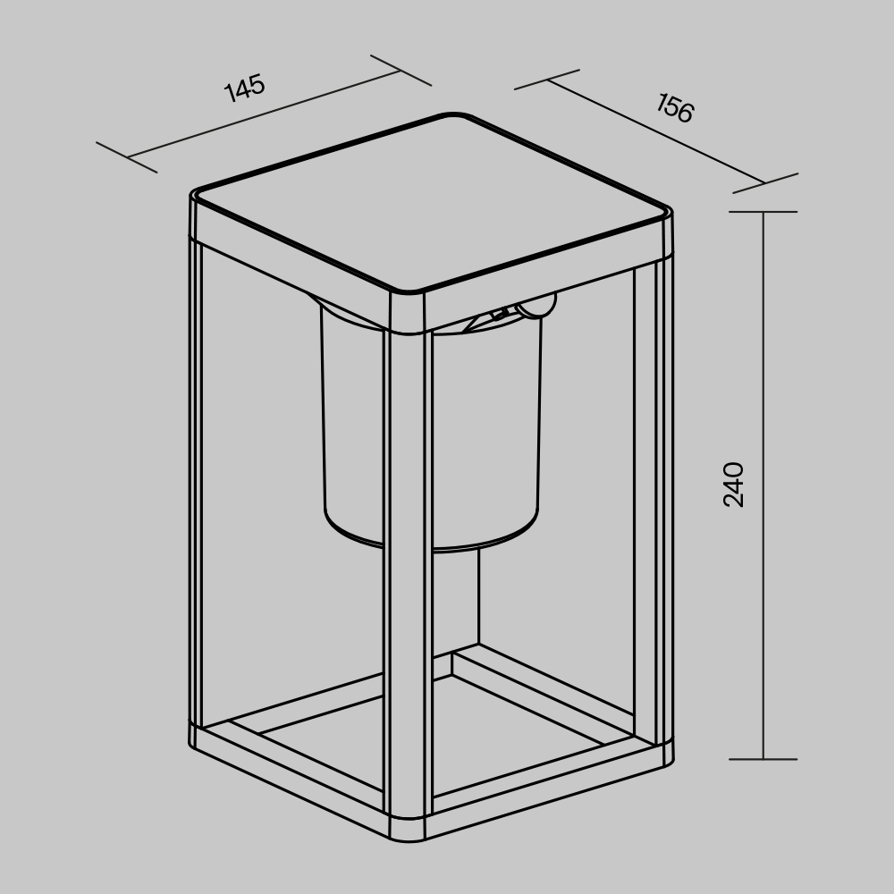 Картинка Настенный светильник (бра) Outdoor OSL457WL-L2GF3K