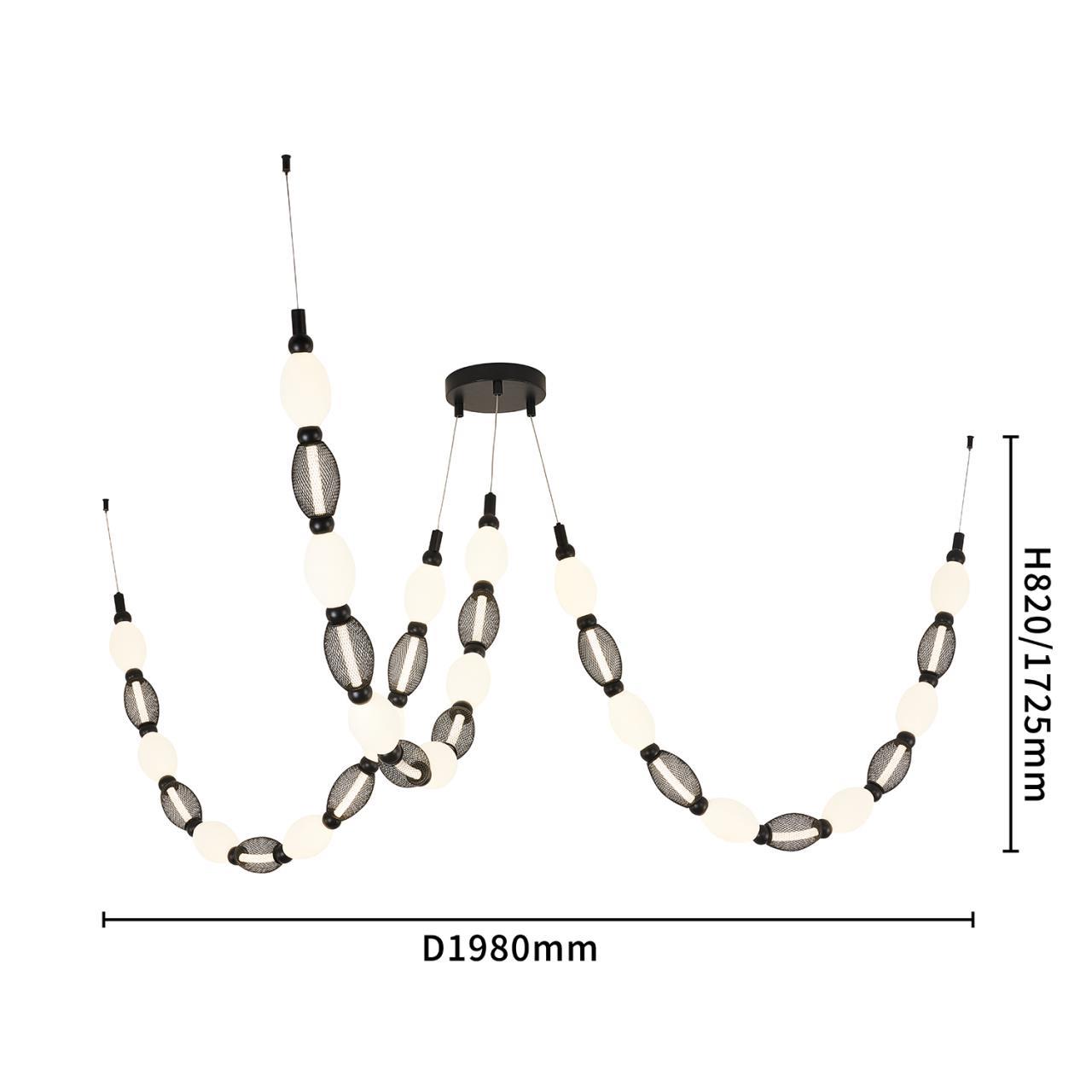 Картинка Подвесной светильник Perler 4560-3PC
