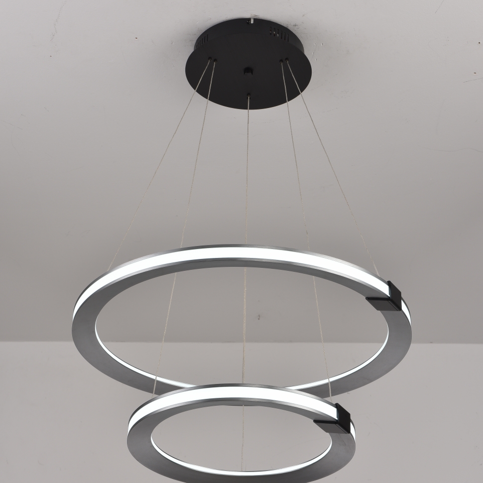 Картинка Светильник подвесной iLEDEX Vision 9225-6+4SD GR+BK