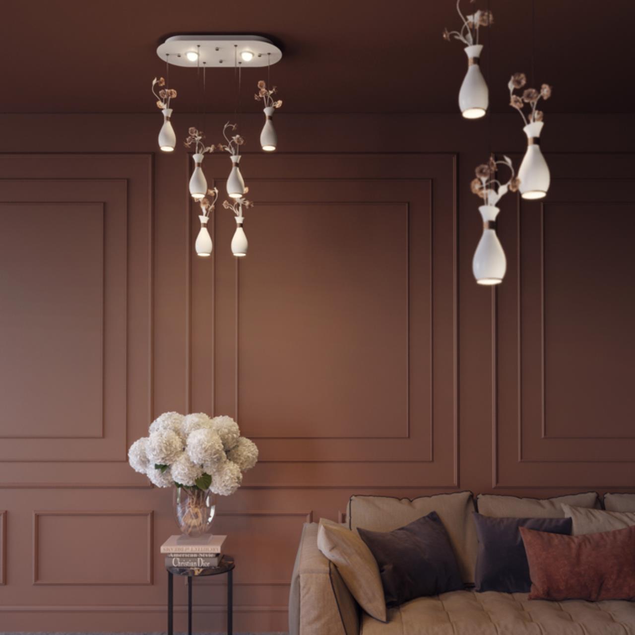 Картинка Подвесная светодиодная люстра Odeon Light Carolis 4035/36L