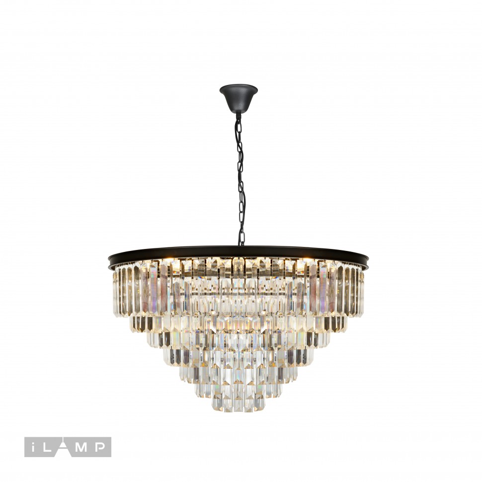 Картинка Подвесная люстра iLamp Triumph 6101-800 BK