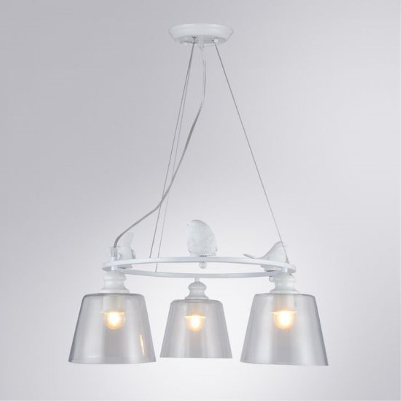 Картинка Подвесной светильник Arte Lamp Passero A4289LM-3WH