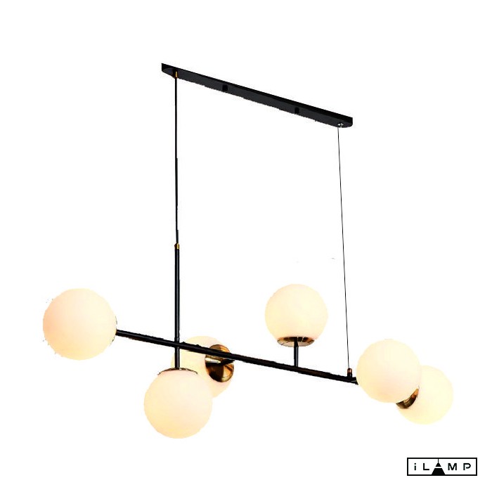 Картинка Подвесной светильник iLamp GOLDEN 9136P/6 BLACK&WHITE