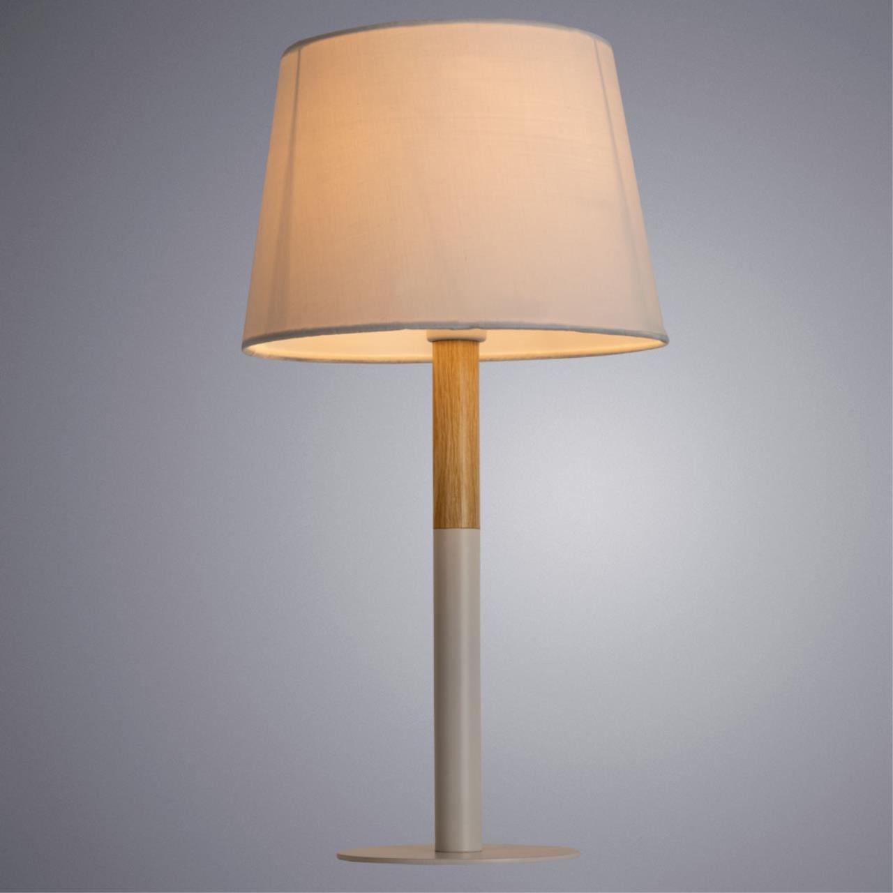 Картинка Настольная лампа Arte Lamp Connor A2102LT-1WH