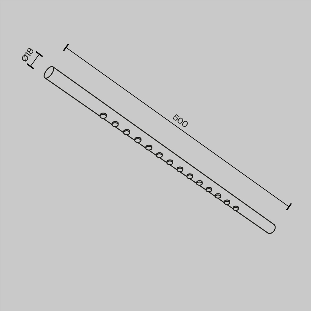 Картинка Светильник Technical C101CL-L500-12W3-6K-B