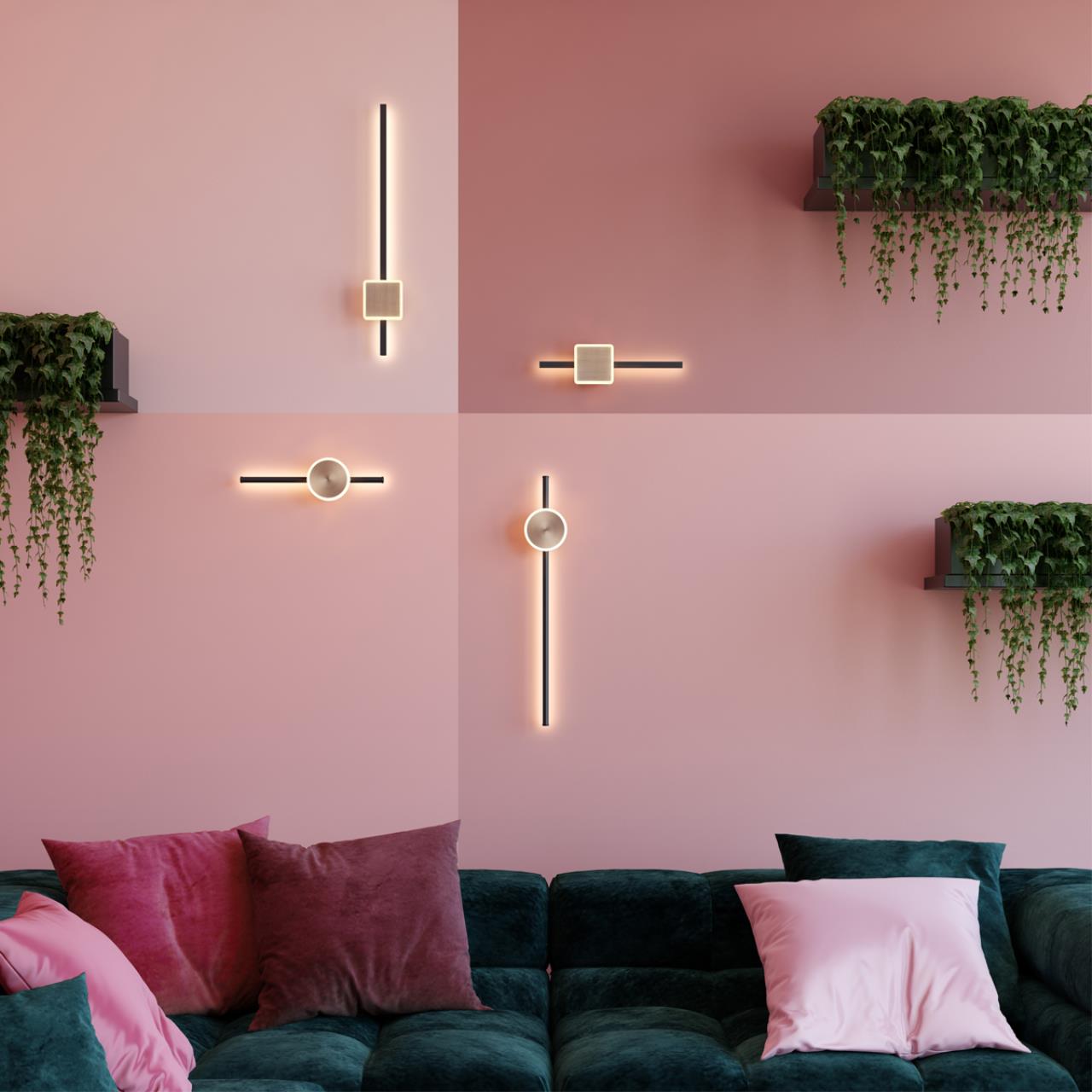 Картинка Настенный светодиодный светильник Odeon Light Hightech Stilo 4257/12WL