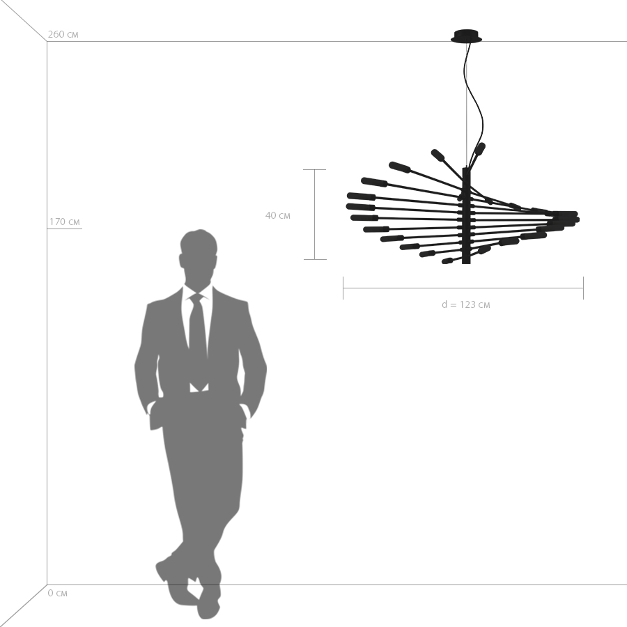 Картинка Подвесной светильник Lightstar Ragno 733247