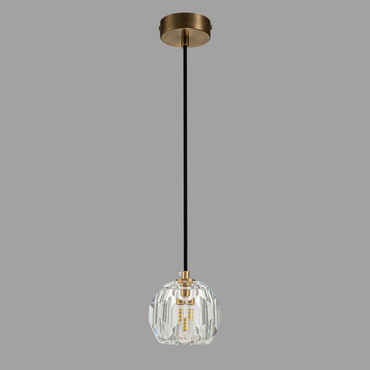 Картинка Подвесной светильник Belfast Clifton D3315-1 GL CL