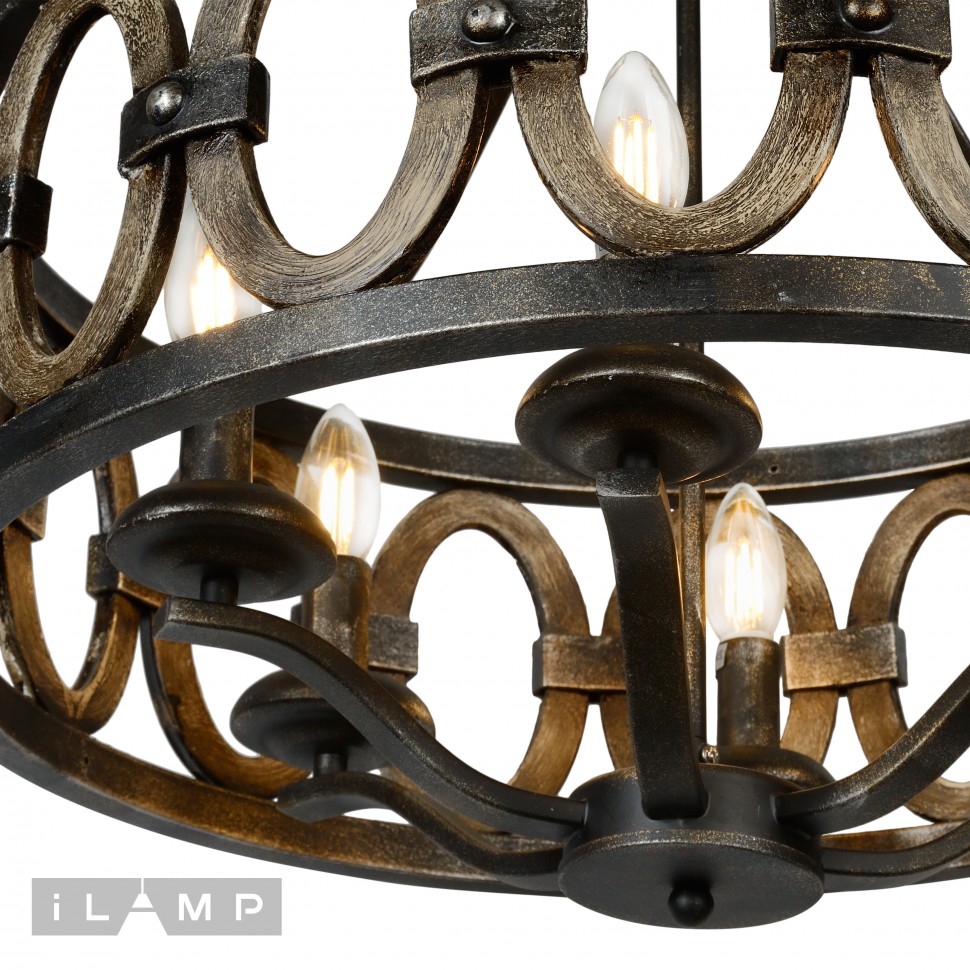 Картинка Подвесная люстра iLamp Organic Loft 192-6