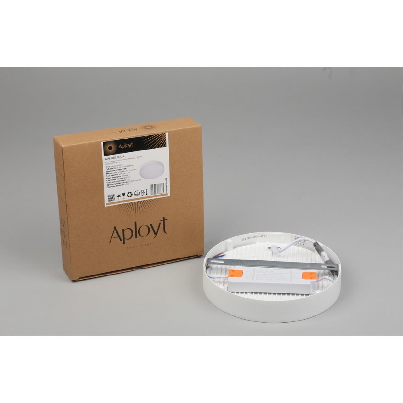 Картинка Потолочный светодиодный светильник Aployt Evon APL.0113.09.24