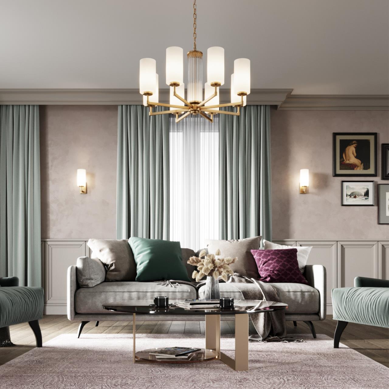Картинка Подвесная люстра Odeon Light Hall Kasali 4990/6