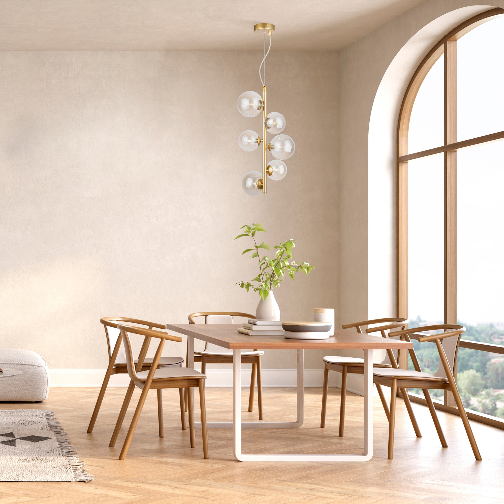 Картинка Подвесной светильник Maytoni MOD545PL-06G