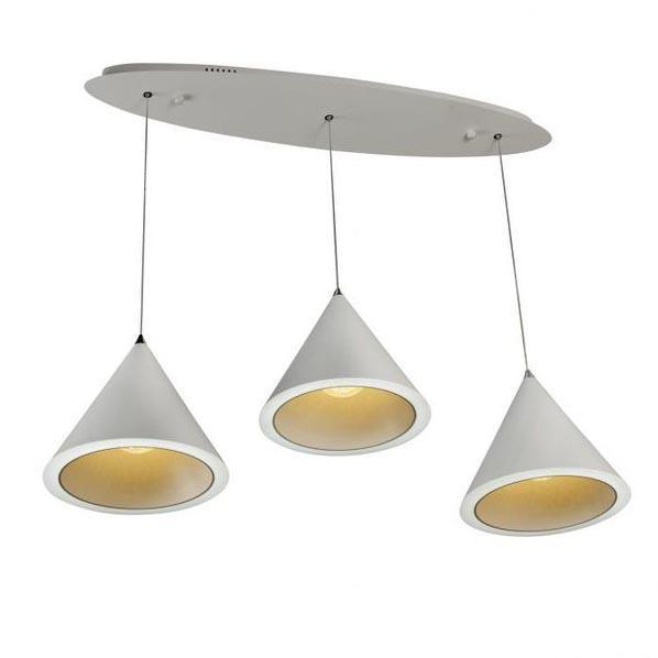 Картинка Подвесной светодиодный светильник iLedex Moon WL8858-3A WH