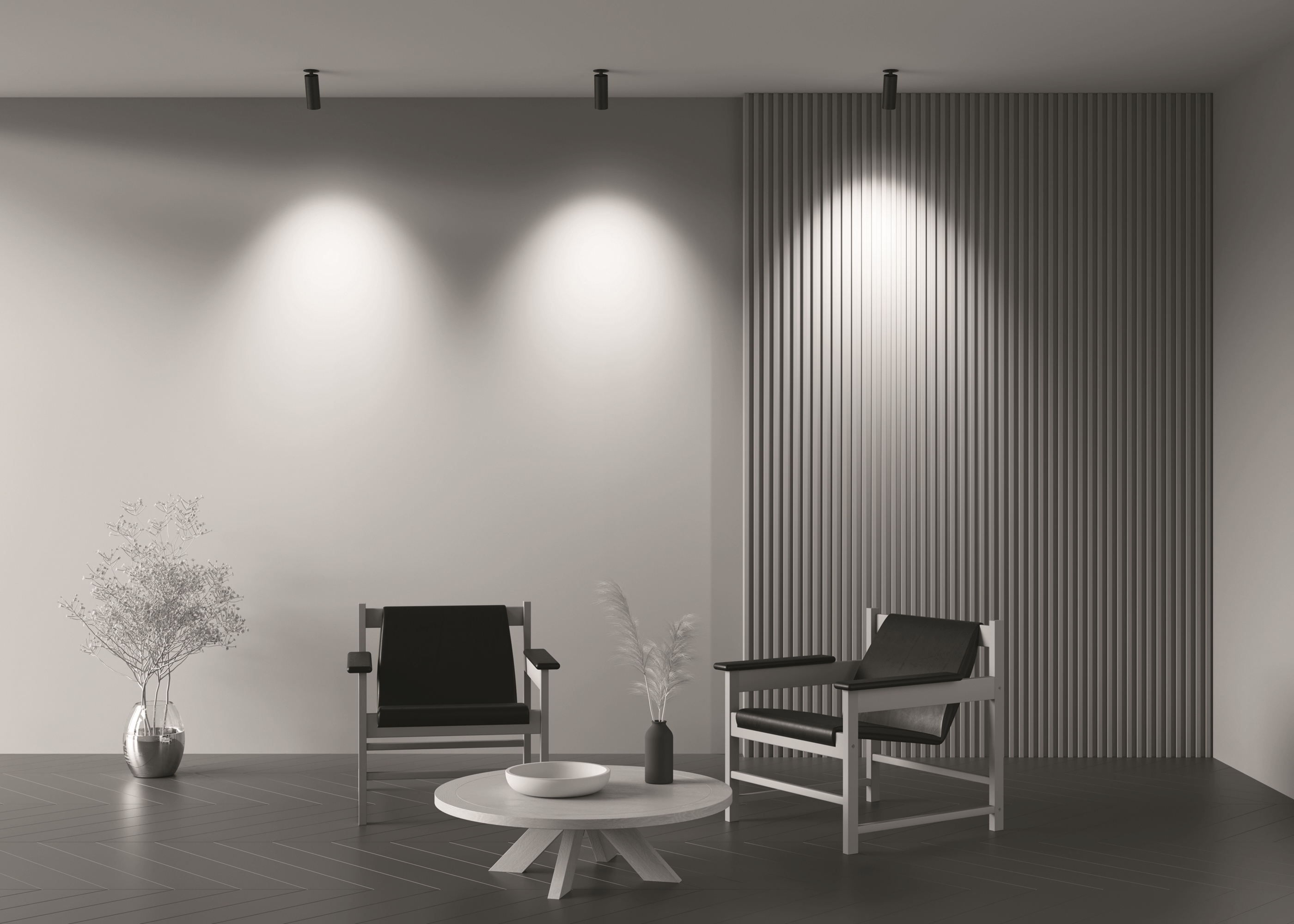 Картинка Потолочный светильник Technical C053CL-L12W3K-W-B