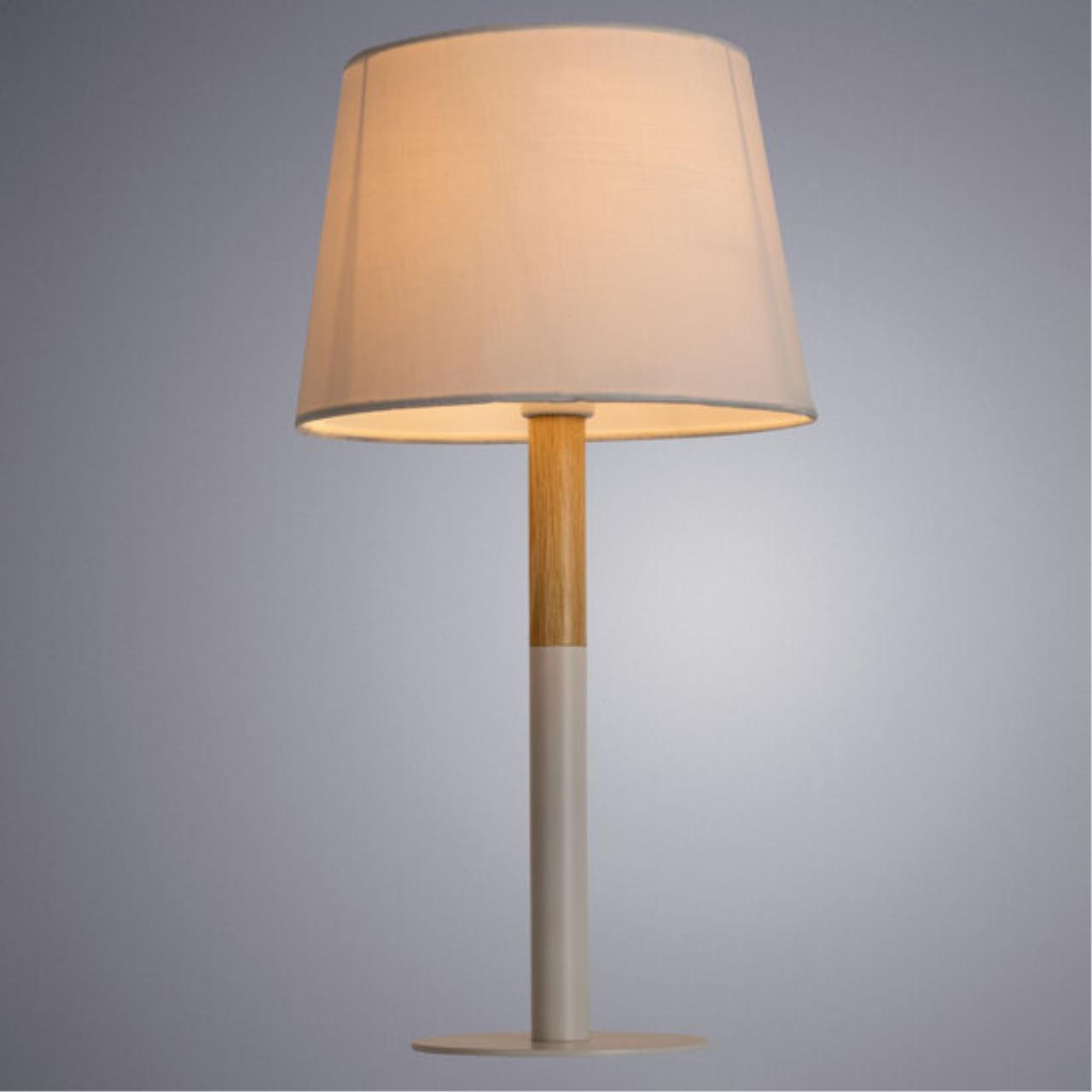 Картинка Настольная лампа Arte Lamp Connor A2102LT-1WH