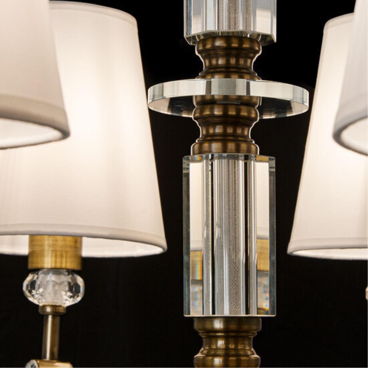 Картинка Подвесная люстра Arte Lamp BROCCA A4093LM-8AB