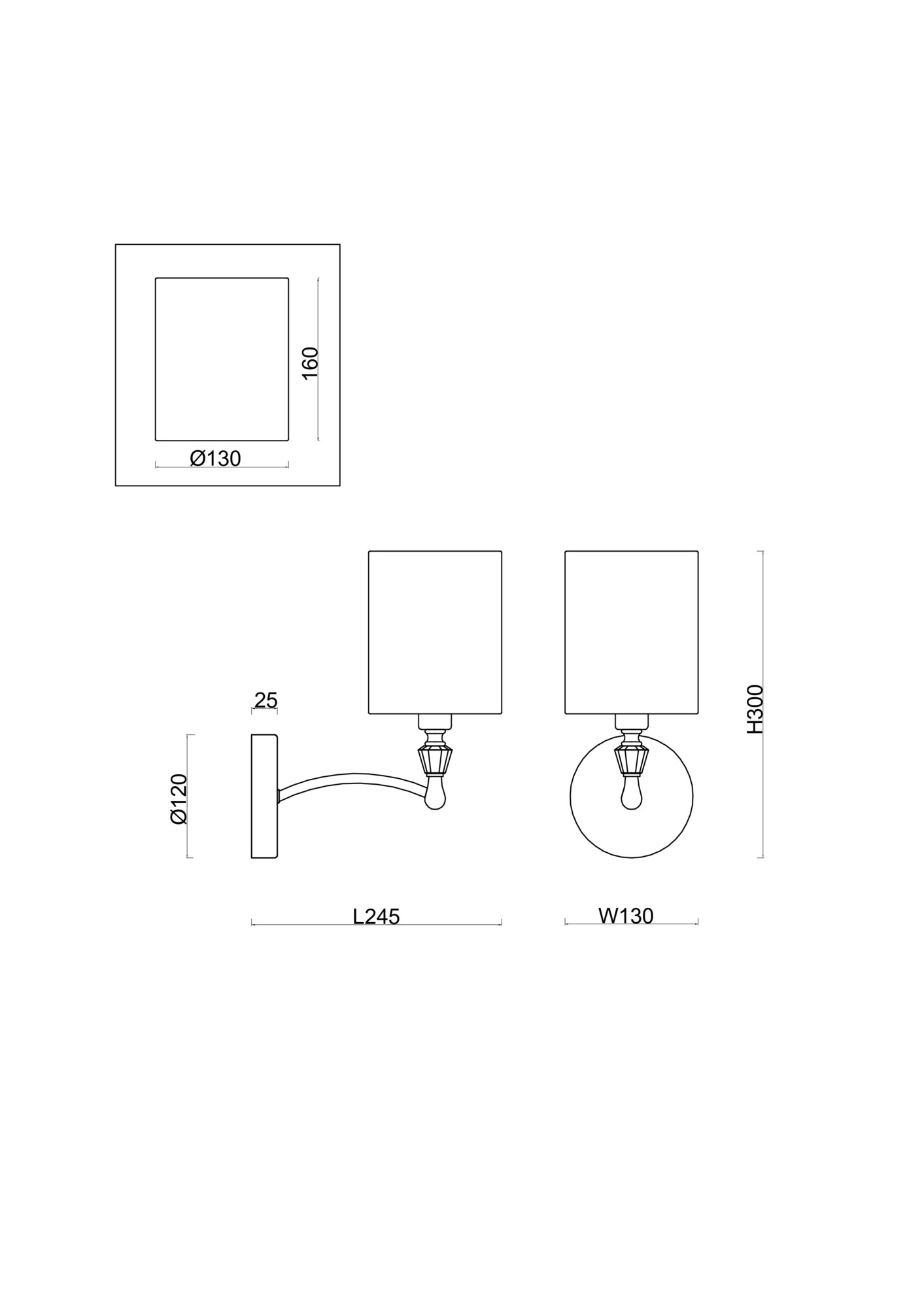 Картинка Бра Freya FR1007WL-01N