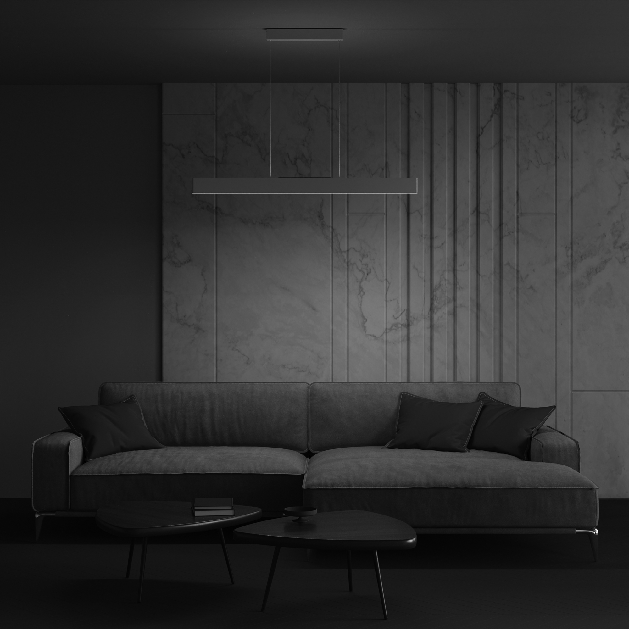 Картинка Подвесной светодиодный светильник Maytoni Step P010PL-L30W