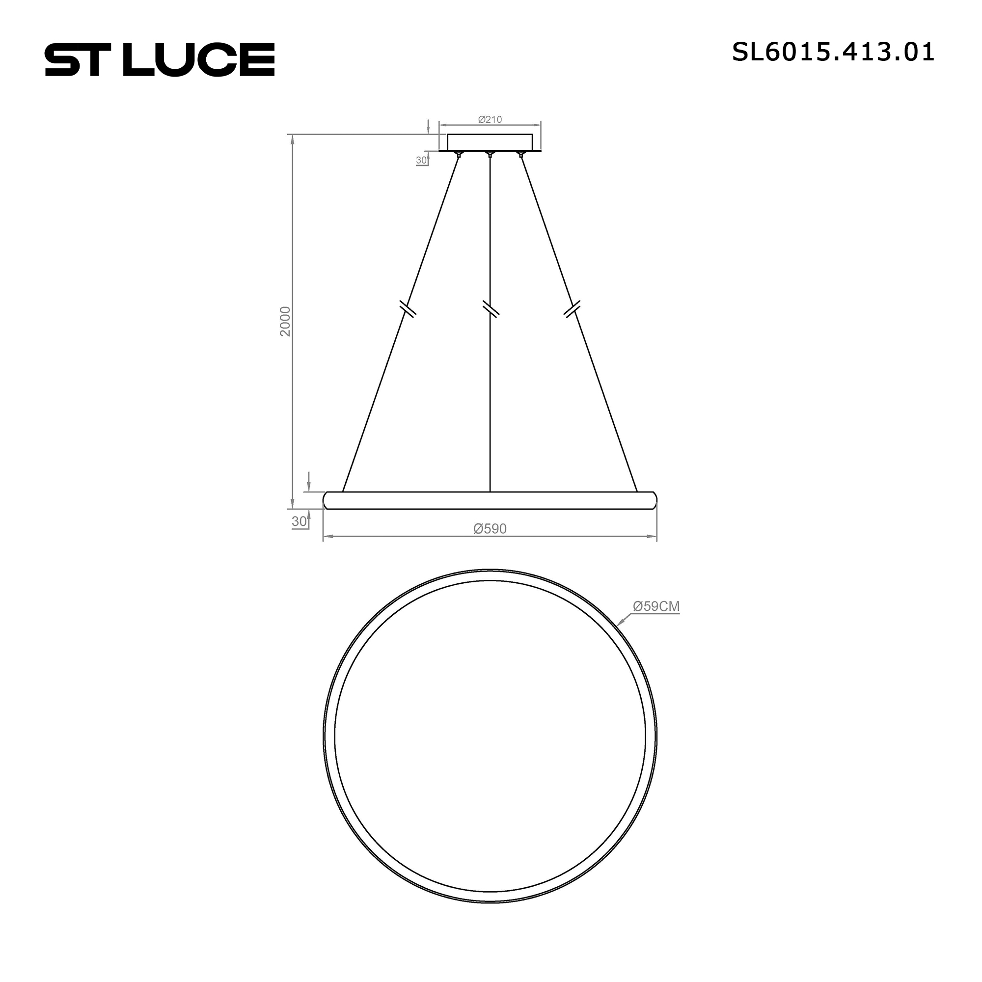 Картинка SL6015.413.01 Светильник подвесной ST-Luce SATELLITE