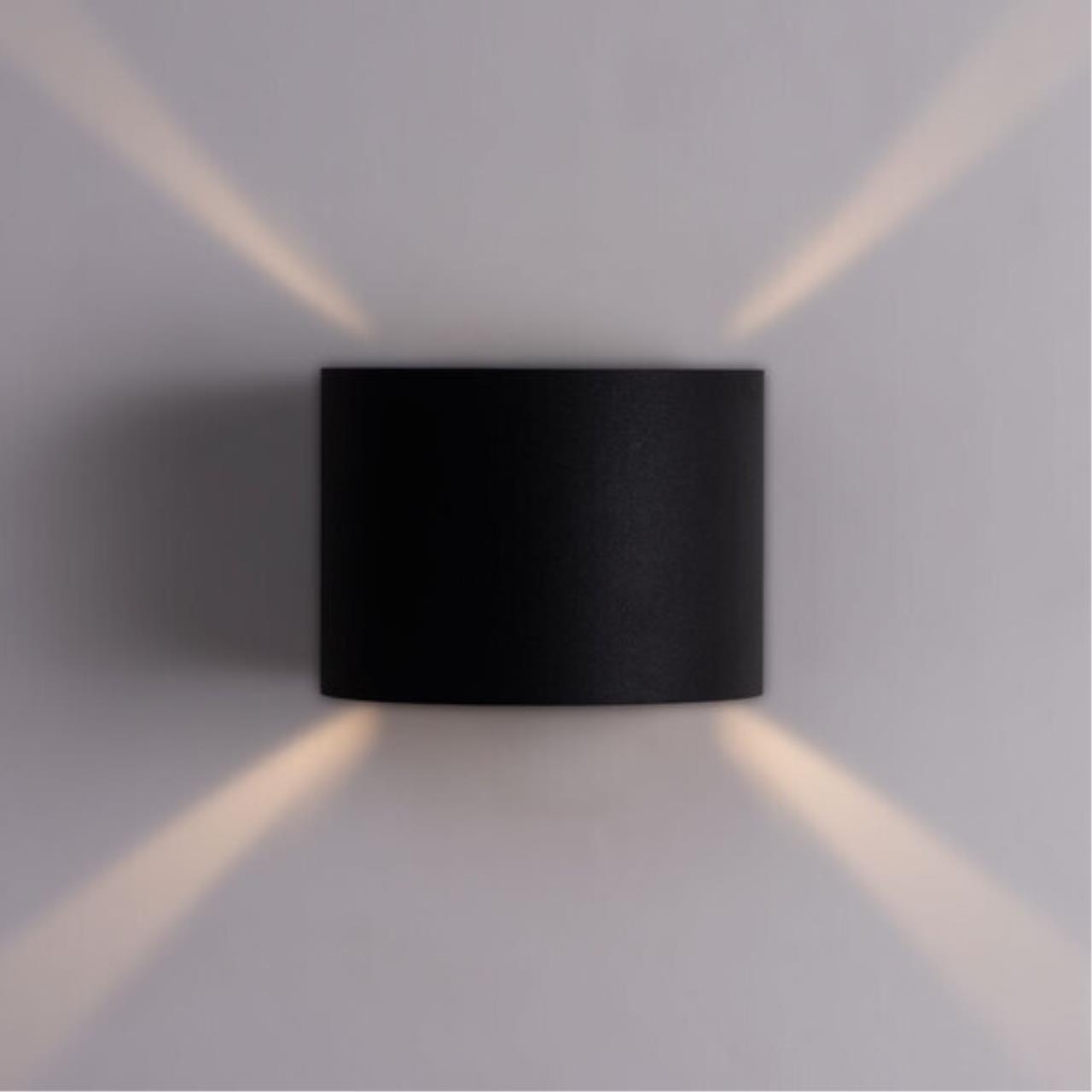 Картинка Уличный настенный светодиодный светильник Arte Lamp Rullo A1415AL-1BK