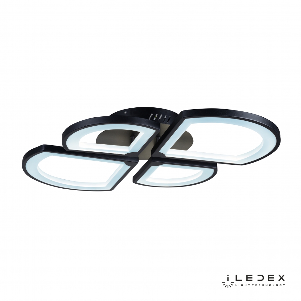 Картинка Потолочная светодиодная люстра iLedex River X024-4 BK