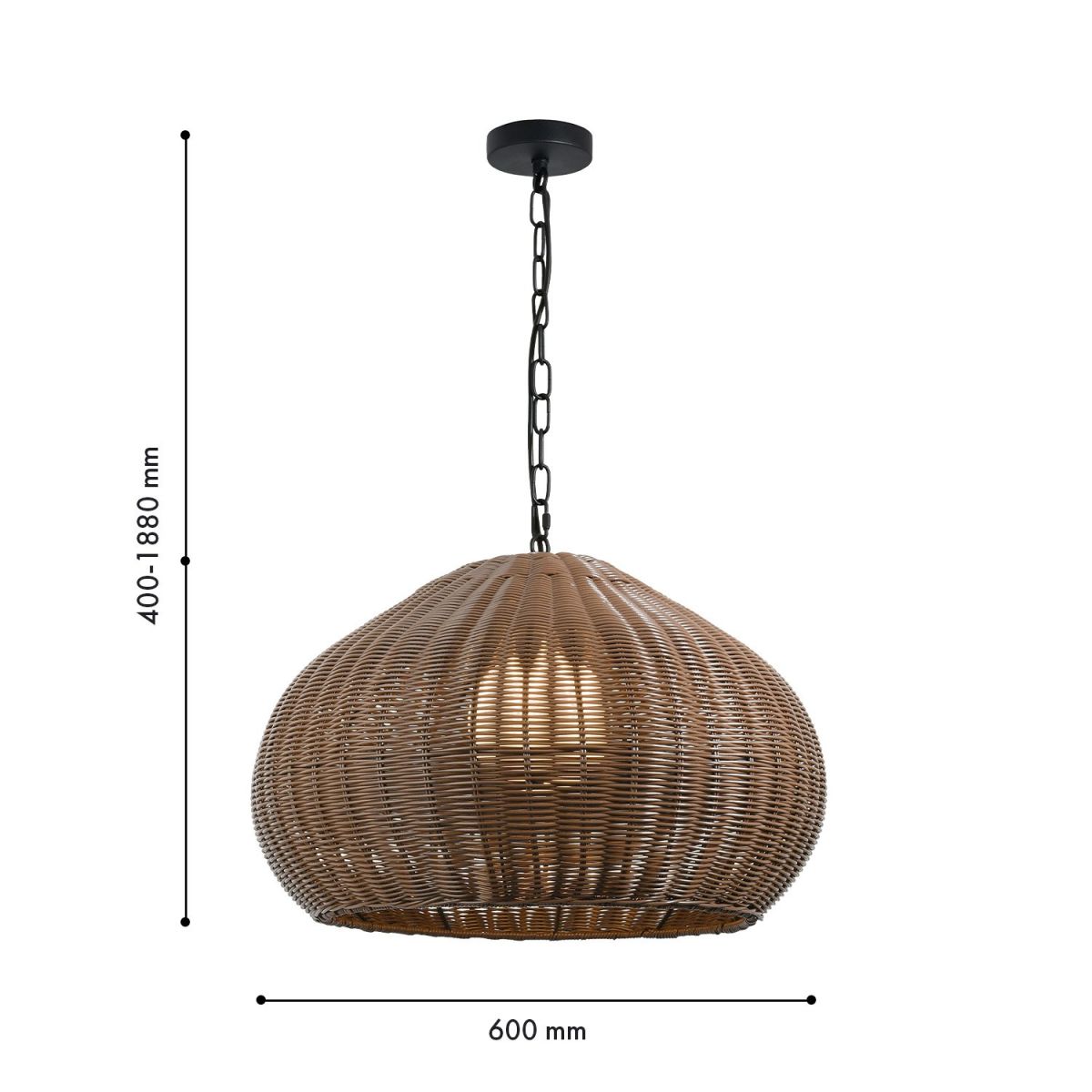 Картинка Подвесной светильник Favourite Wicker 4884-1P 
