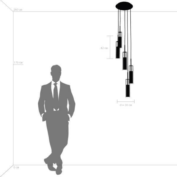 Картинка Подвесная люстра Lightstar Cilino 756056