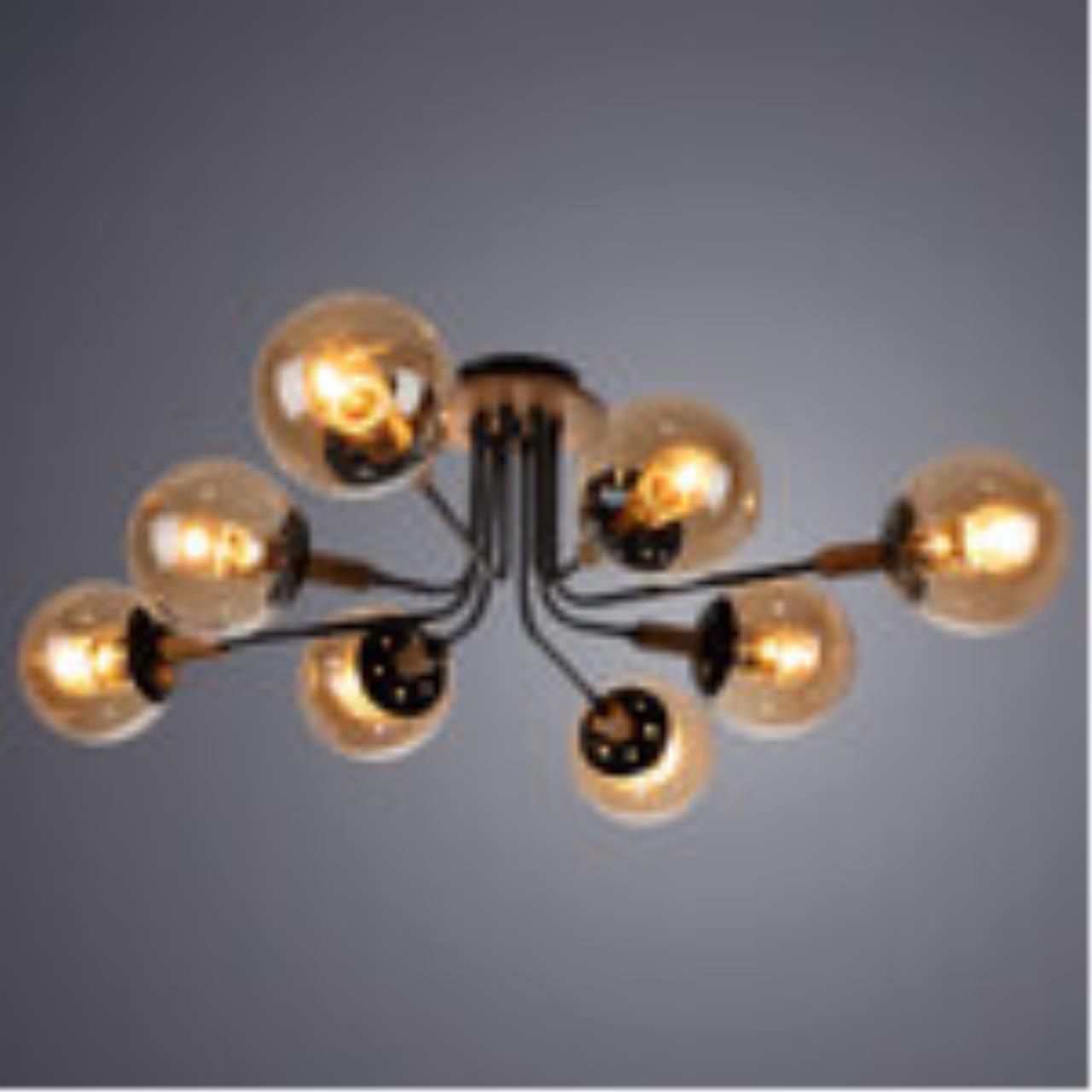 Картинка Потолочная люстра Arte Lamp Oxford A2716PL-8BK
