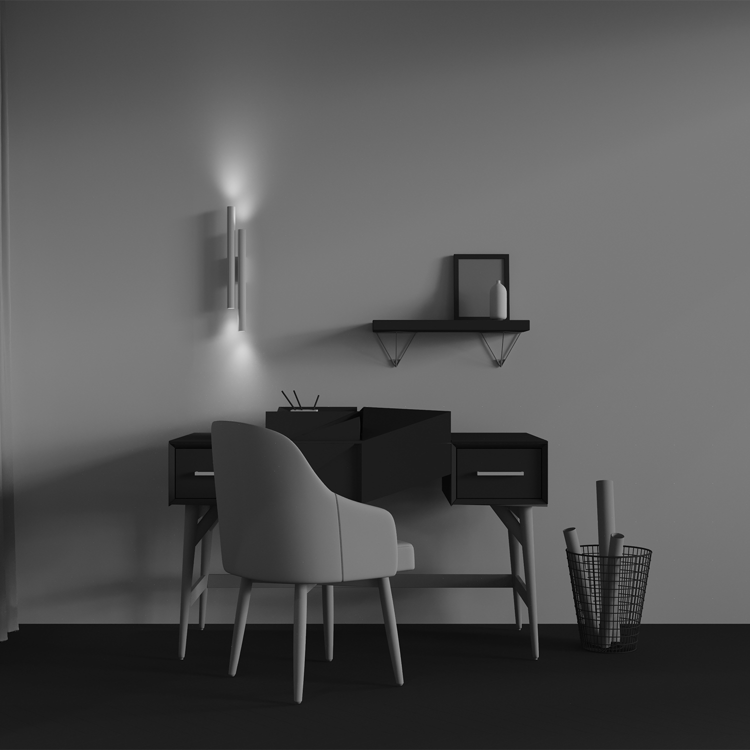 Картинка Настенный светильник (бра) Technical C082WL-24W2.7K-W