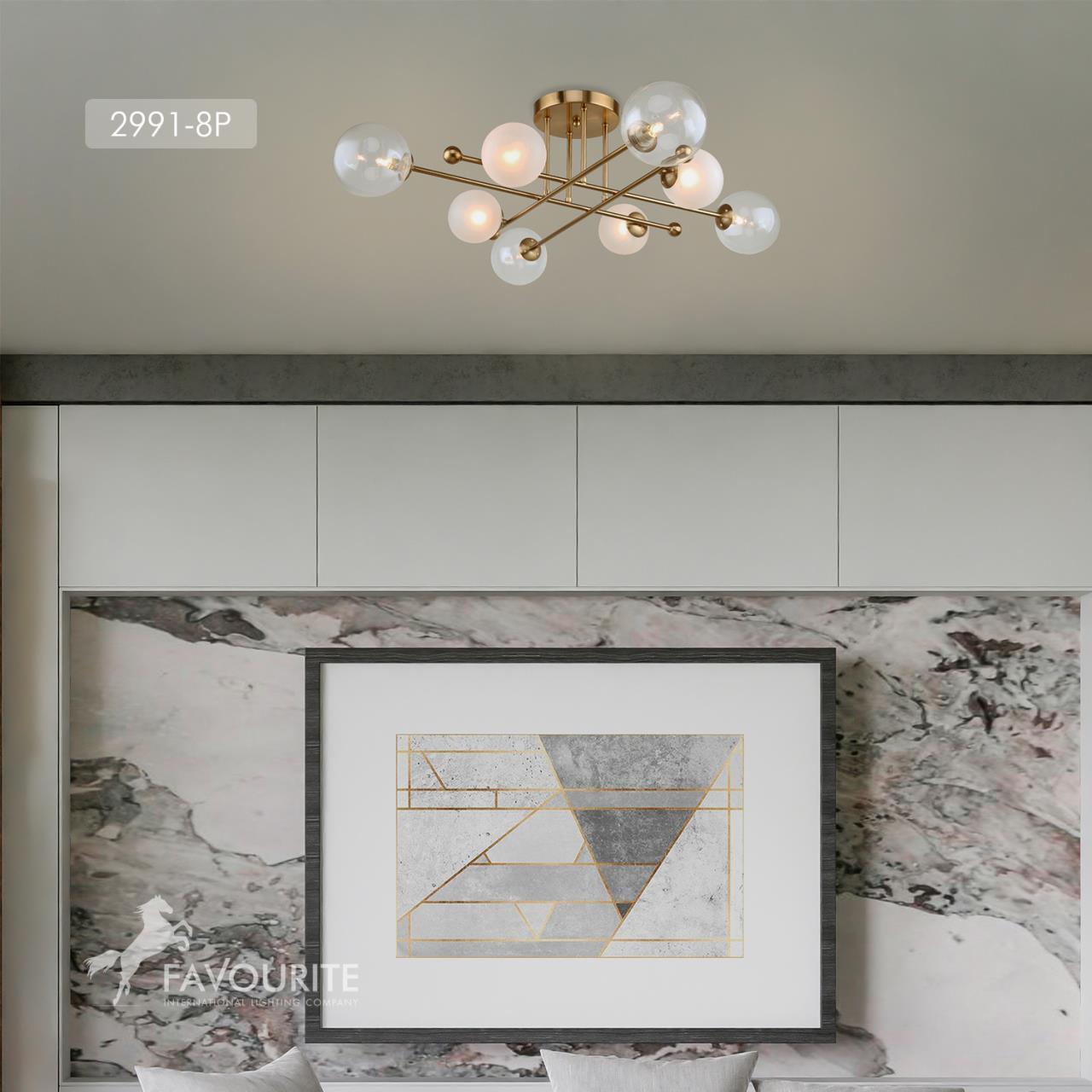 Картинка Потолочная люстра Balance 2991-8P