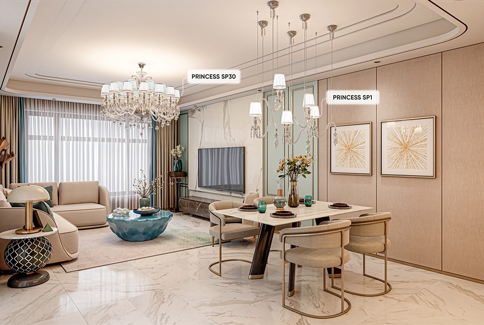 Картинка Люстра Crystal Lux PRINCESS SP30 Crystal Lux 2760/330