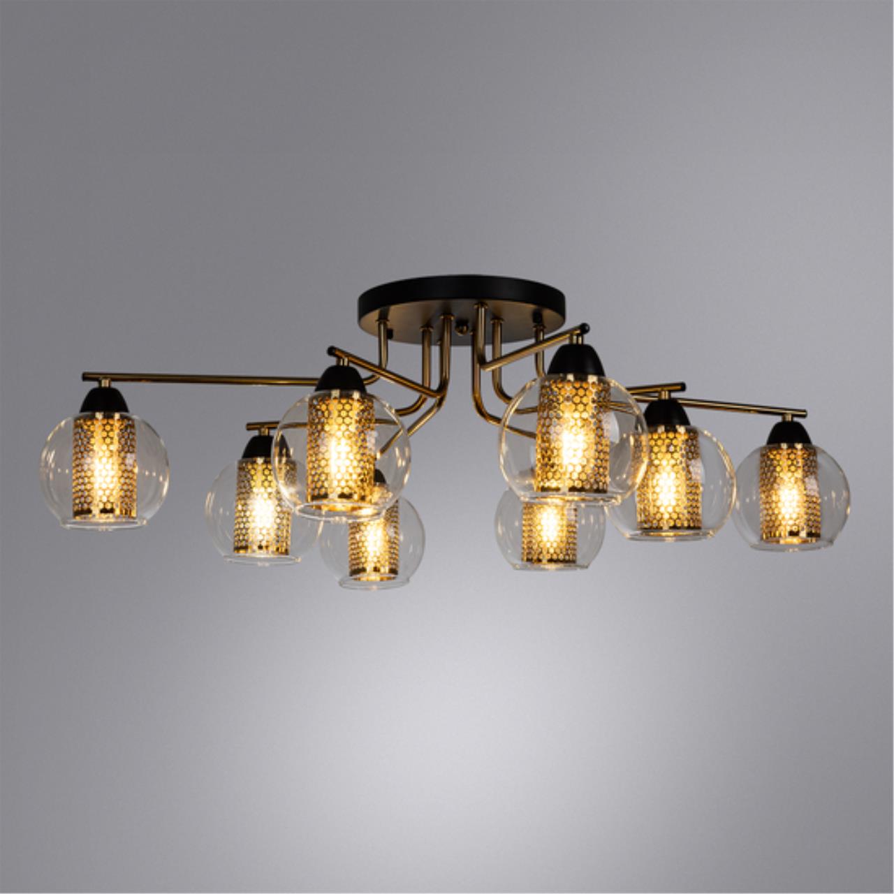 Картинка Потолочный светильник Arte Lamp MANCHESTER A7045PL-8BK