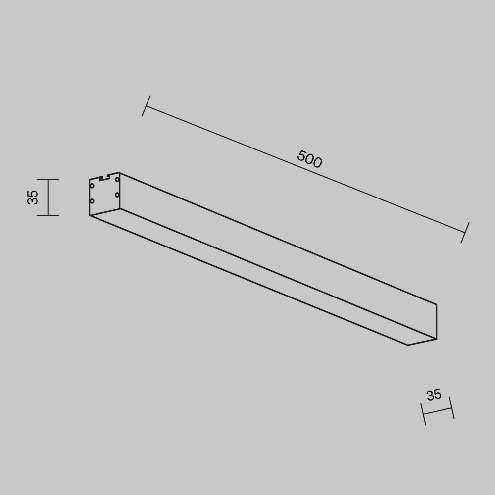 Картинка Линейный светильник Technical LL311002