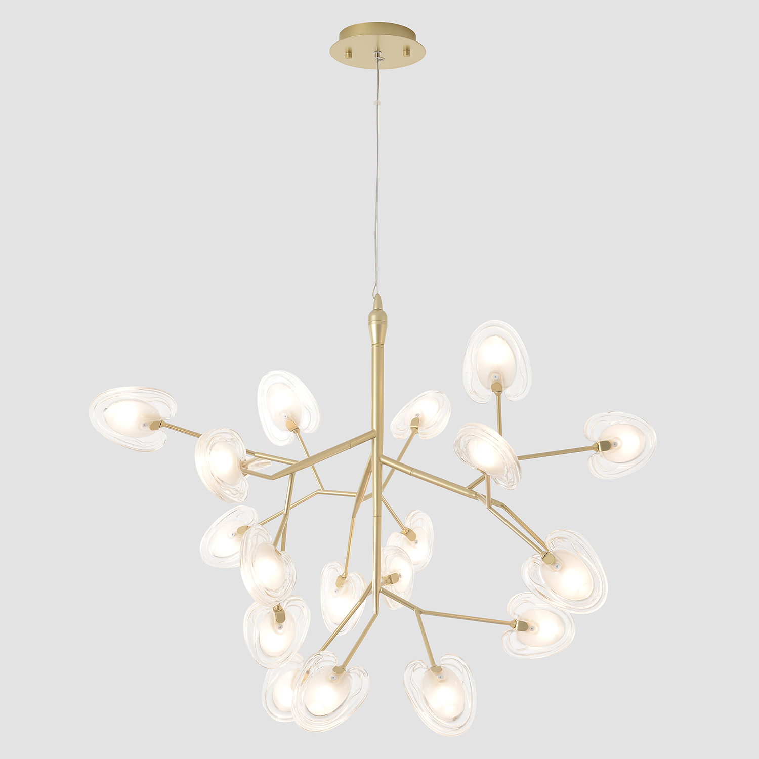 Картинка Светильник подвесной SOLE SP20 GOLD Crystal Lux 3021/220