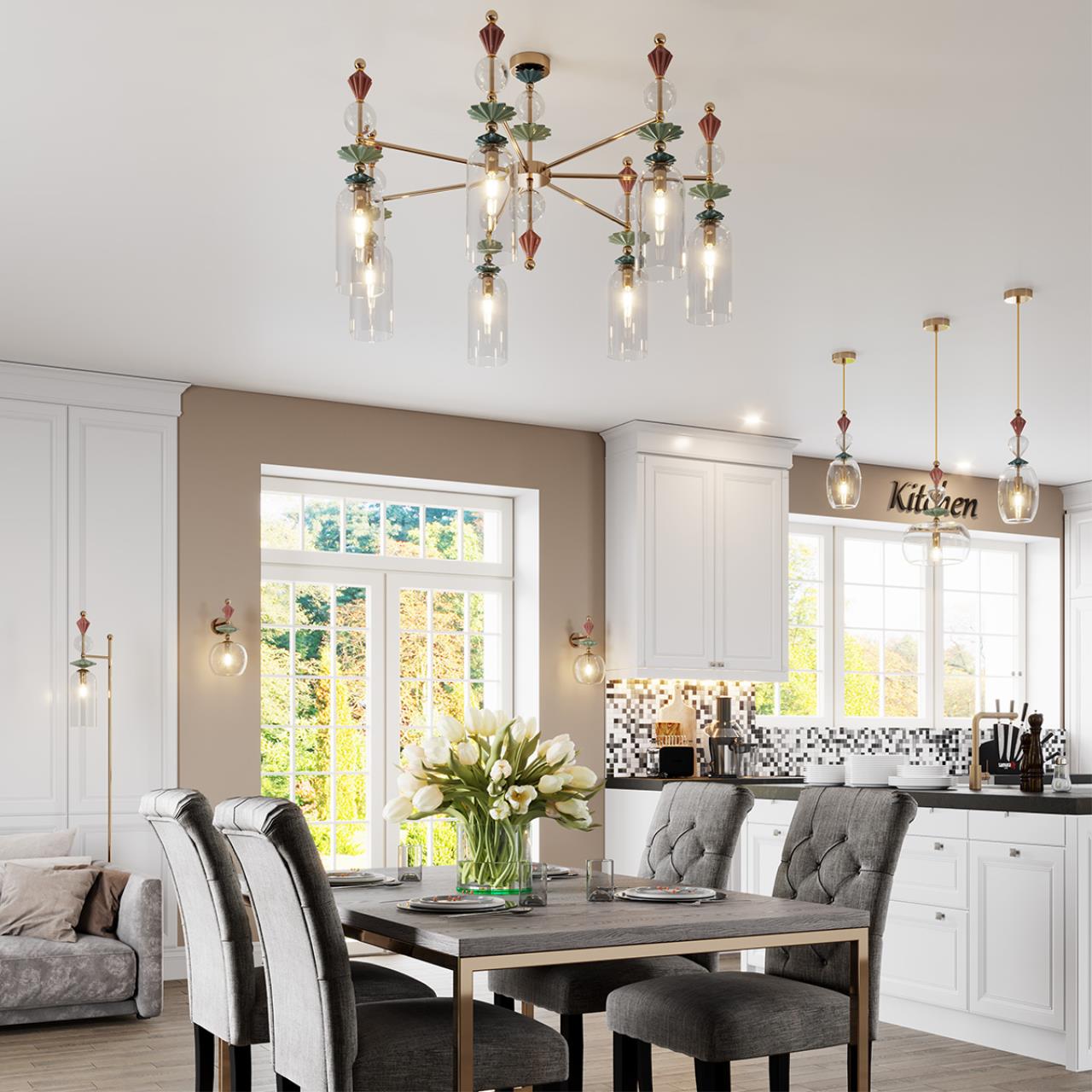 Картинка Подвесная люстра Odeon Light Classic Bizet 4855/3C