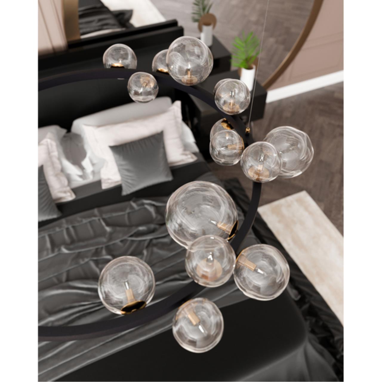 Картинка Подвесной светильник Arte Lamp Vincent A7790SP-24BK