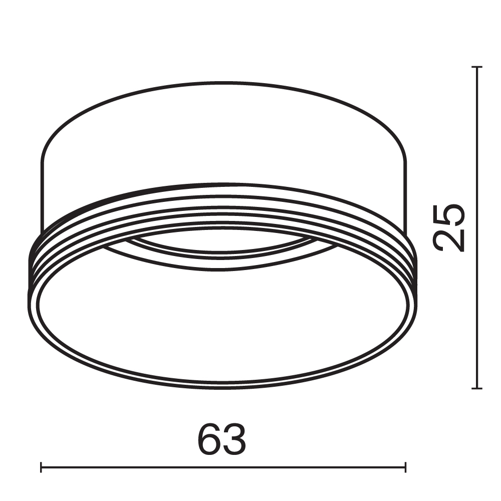 Картинка Комплектующие для светильника Technical RingL-20-W