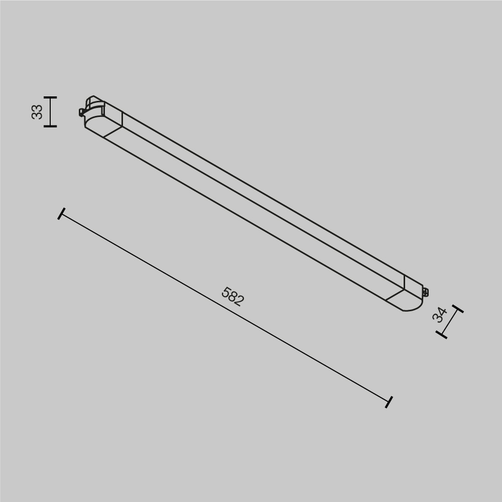 Картинка Трековый светильник Technical TR000-1-24W4K-W_1 Basis