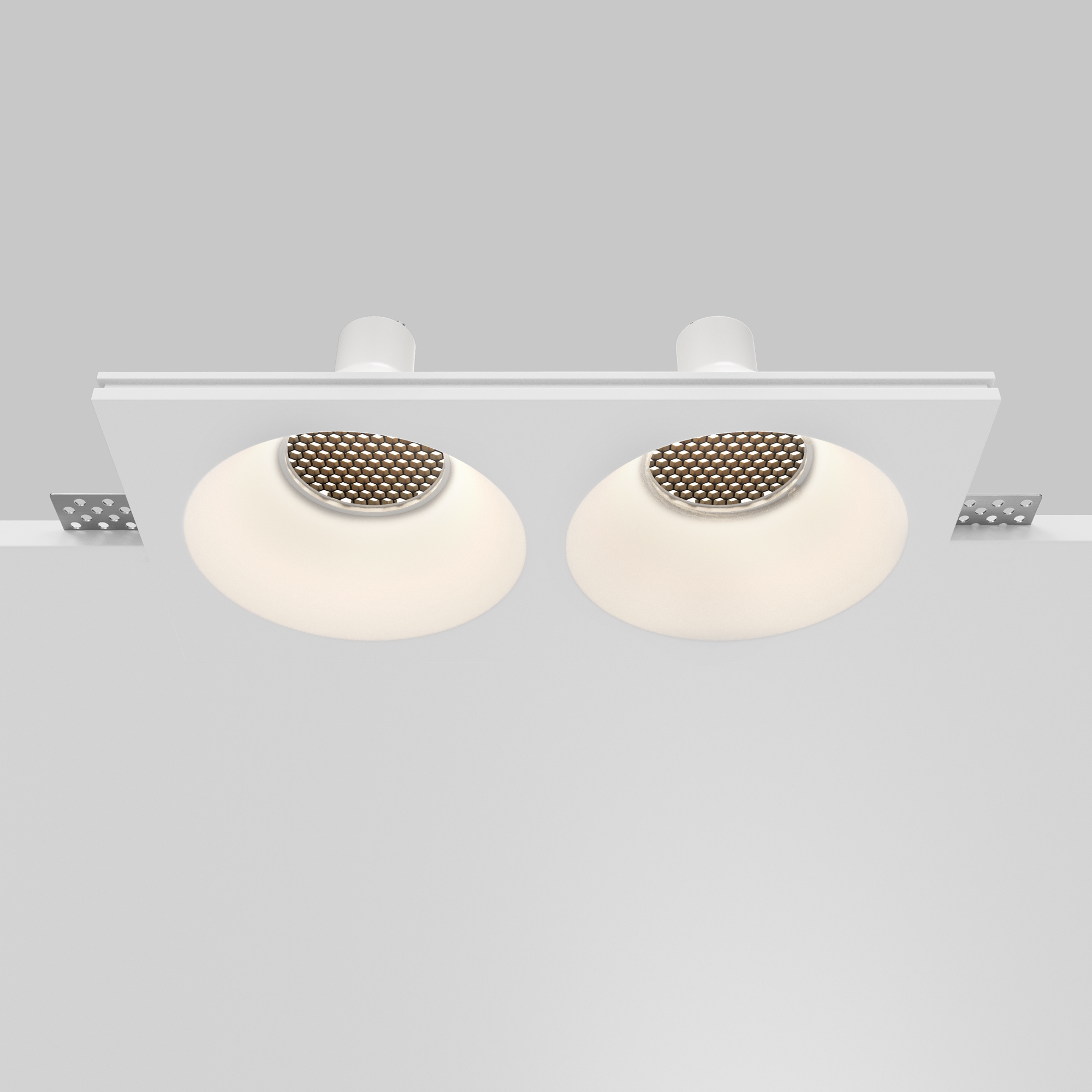 Картинка Встраиваемый светильник Technical DL129-GU10-02-W Gyps Modern