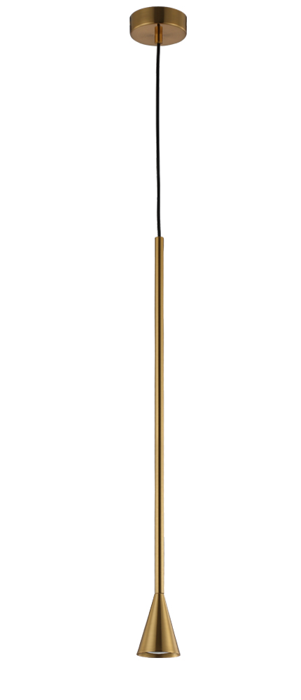 Картинка Светильник подвесной Crystal Lux ENERO SP1 BRASS Crystal Lux 0501/201