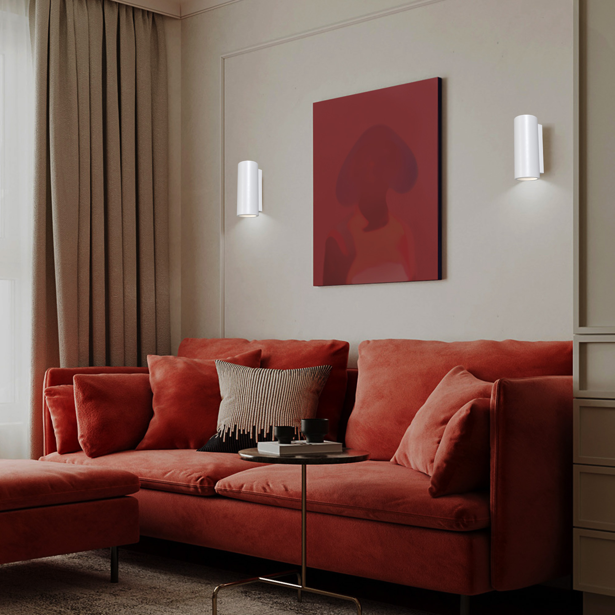 Картинка Светильник настенный Maytoni Parma C191-WL-02-W