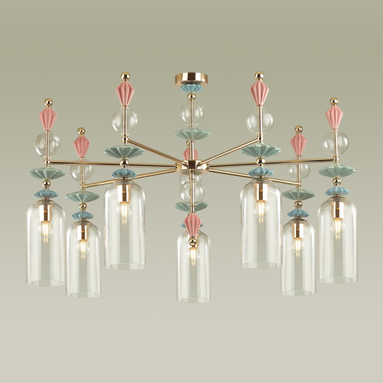 Картинка Подвесная люстра Odeon Light Classic Bizet 4855/7C