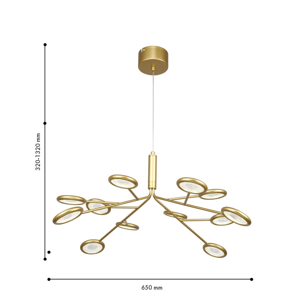 Картинка Подвесная/Потолочная люстра Mugs 4253-12P