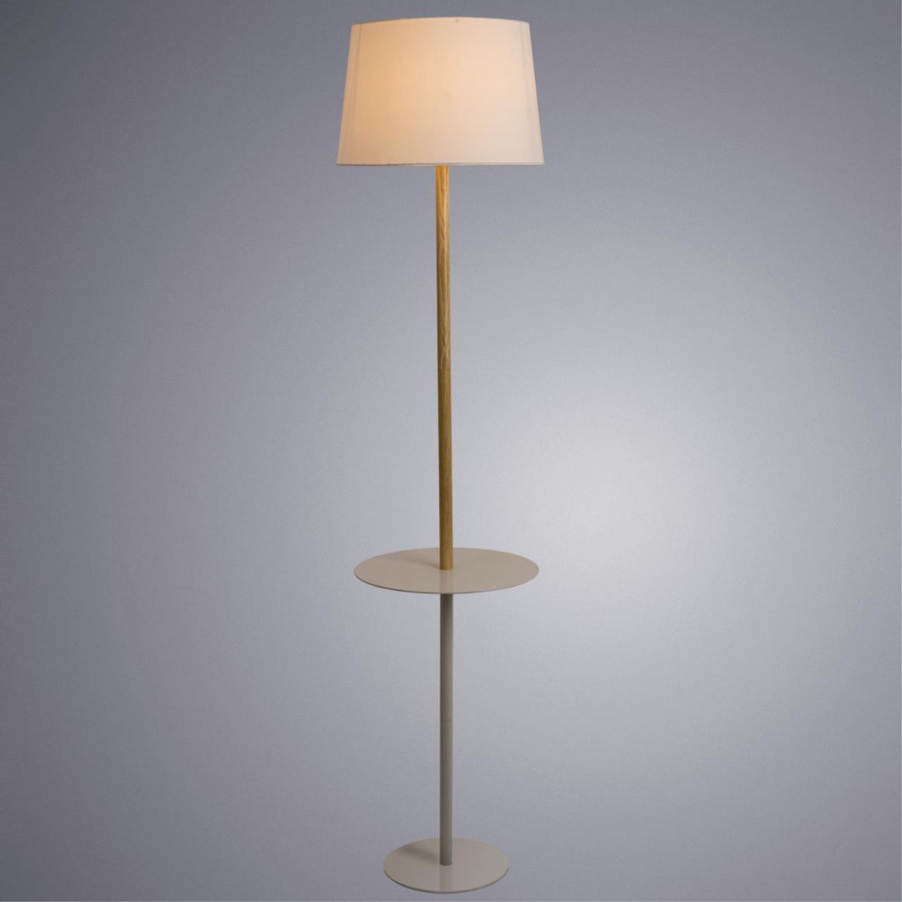 Картинка Торшер Arte Lamp Connor A2102PN-1WH